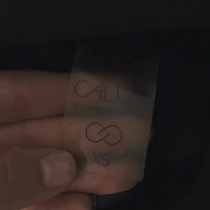 black cropped sweatshirt